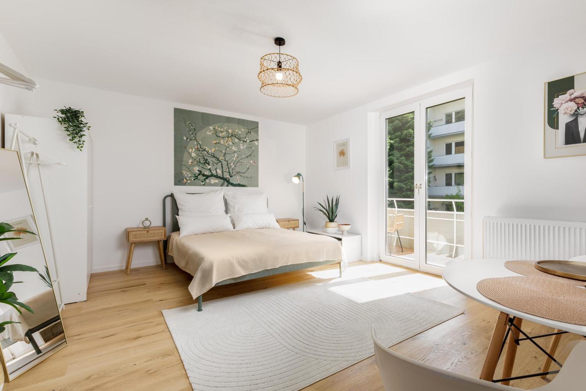Design-Apartment In Linz Mit Netflix & Balkon 외부 사진